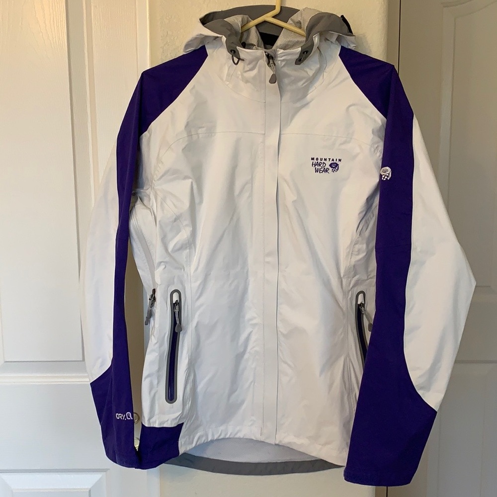 NWT Mountain Hardwear White Stretch Typhoon Jacket Women's Size M